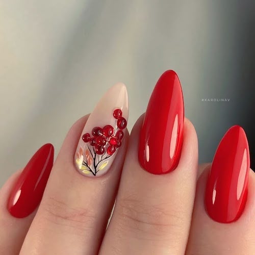 طرح ناخن‌های یلدایی