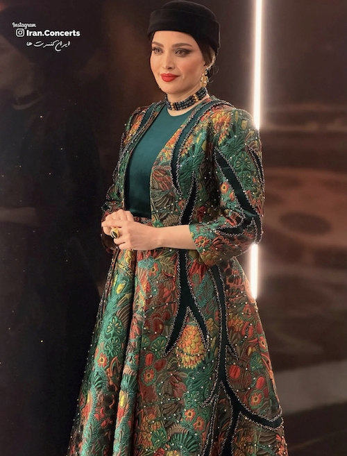 بهنوش طباطبایی در جشن حافظ ۱۴۰۴