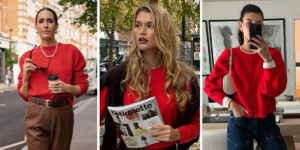 یک بافت قرمز و ۱۰ استایل مختلف که شما را جذاب‌ترین دختر خیابان می‌کنند