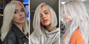 رنگ سال را به عنوان رنگ مو به تیپ خود اضافه کنید؛ مدل‌های رنگ موی سفید و یخی