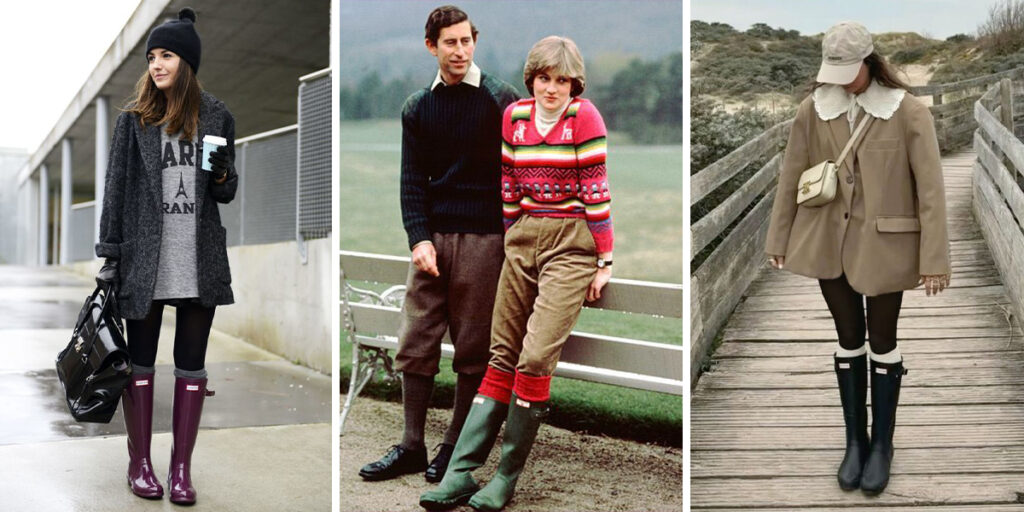 چکمه‌های لاستیکی باغبانی این روزها ترند زمستان شده‌اند