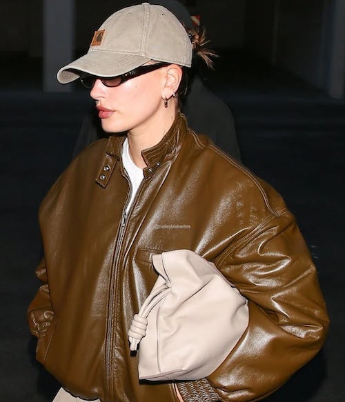 کت‌های چرم هیلی بیبر