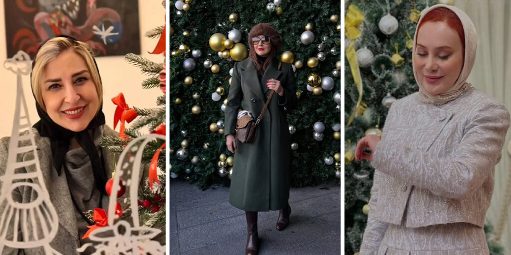 بازیگران ایرانی هم کریسمس را جشن گرفتند و این لباس‌های زیبا را پوشیدند