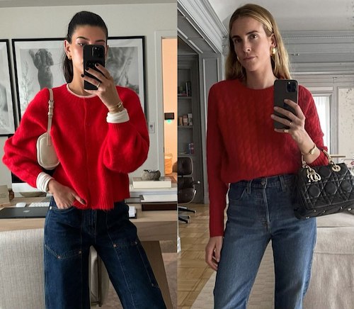 بافت قرمز و ده استایل