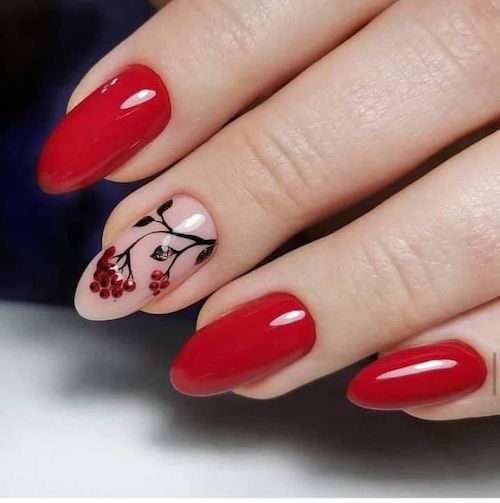 طرح ناخن‌های یلدایی