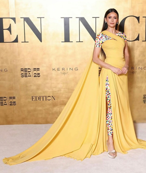 پیراهن زرد نینا دوبرو