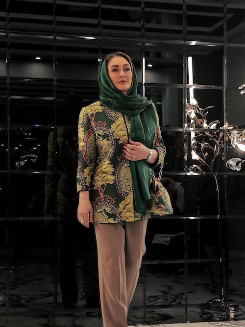 کت‌های رنگارنگ الهام حمیدی