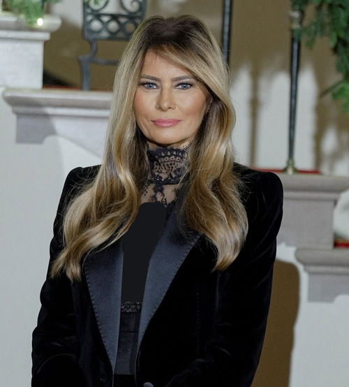 کت مخمل ملانیا ترامپ