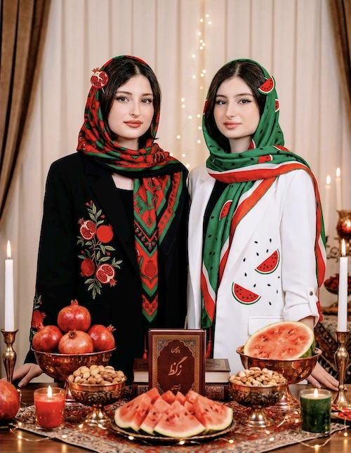 استایل سلبریتی‌ها در یلدای ۱۴۰۴