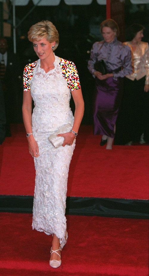 لباسهای سفید پرنسس دایانا
