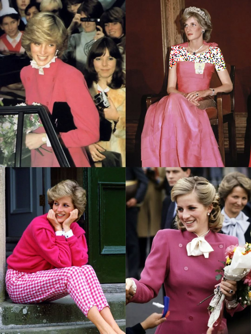 استایل‌های رنگارنگ پرنسس دایانا