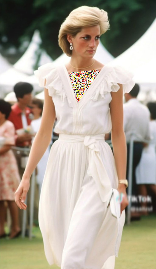 لباسهای سفید پرنسس دایانا