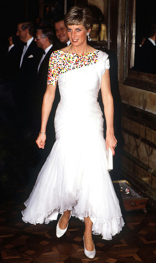 لباسهای سفید پرنسس دایانا