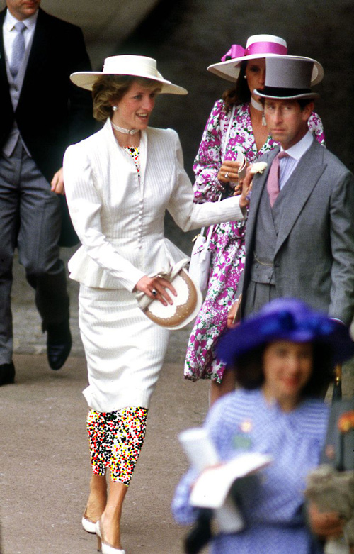 لباسهای سفید پرنسس دایانا