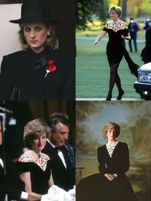 استایل‌های رنگارنگ پرنسس دایانا