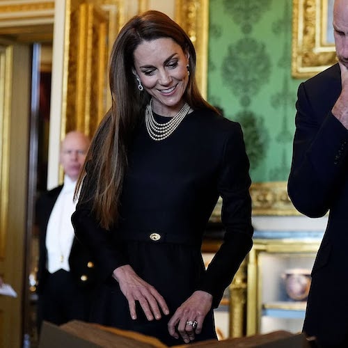 کیت میدلتون در میزبانی از مقامات آلمان