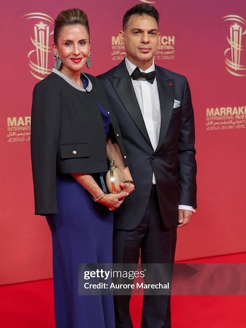 همسر پیمان معادی در مراکش