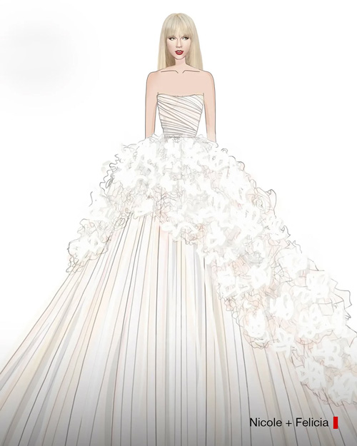 رقابت بر سر طراحی لباس عروس تیلور سوئیفت