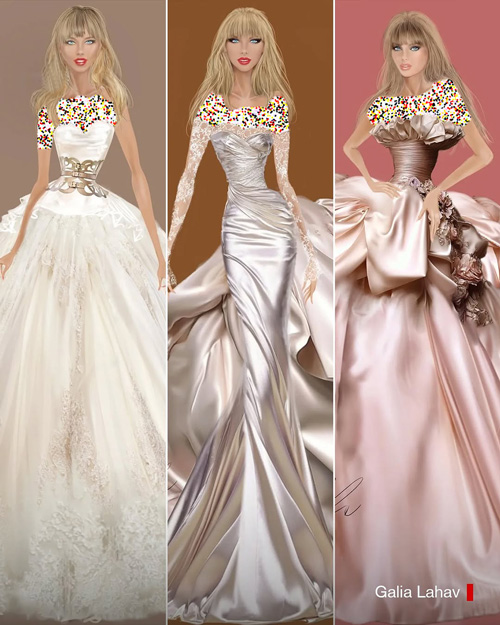 رقابت بر سر طراحی لباس عروس تیلور سوئیفت