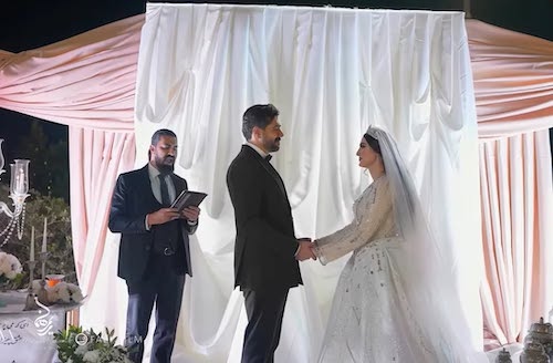 لباس عروس مریم مومن