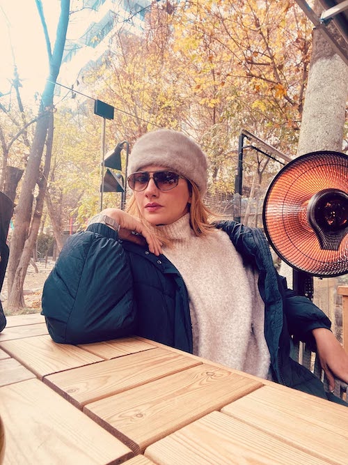 استایل زمستانی محیا دهقانی