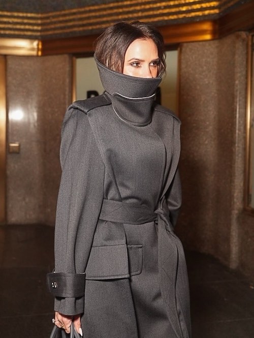 استایل طوسی ویکتوریا بکهام