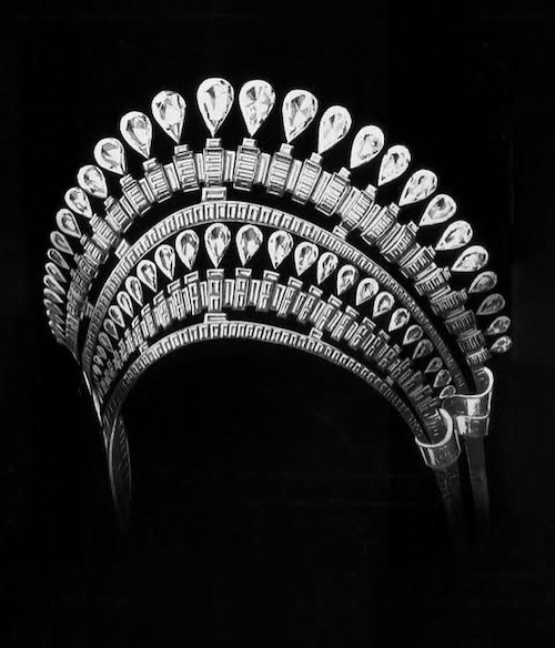 جواهرات فوزیه در روز عروسی