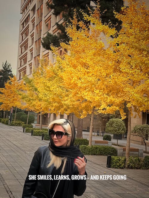 مریم معصومی در پاییز