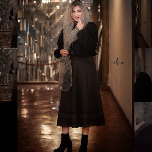 شال پلنگی سمیرا حسینی