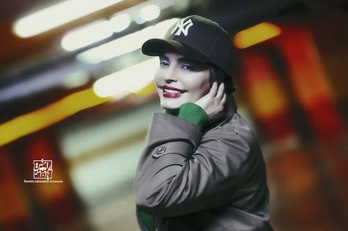 استایل زمستانی سبز سپیده خداوردی