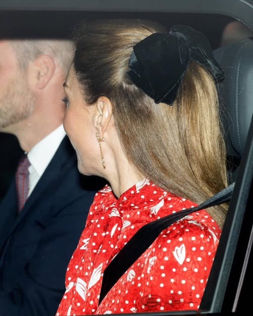 پیراهن قرمز کیت میدلتون