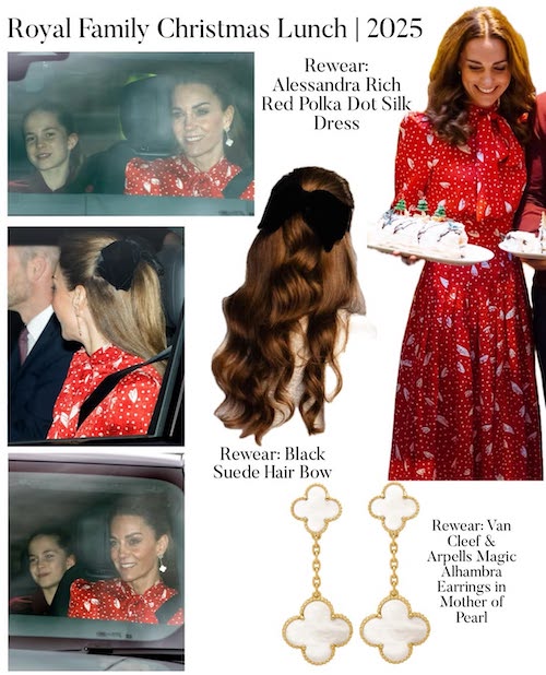 پیراهن قرمز کیت میدلتون