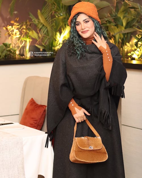 استایل زمستانی بهار قاسمی