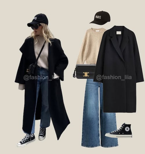 پالتو مشکی همه کاره