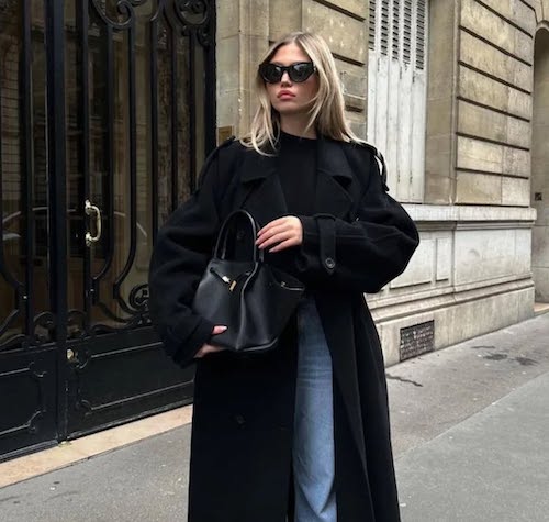 پالتو مشکی همه کاره