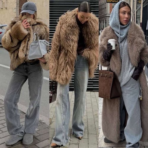 استایل کردن کت خزدار