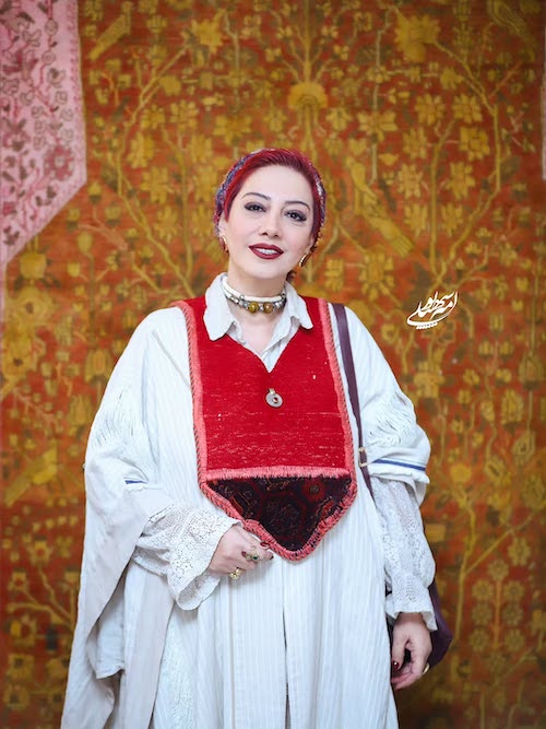 موهای قرمز زهرا داوودنژاد