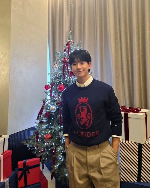 استایل کریسمسی جونگ هه‌این