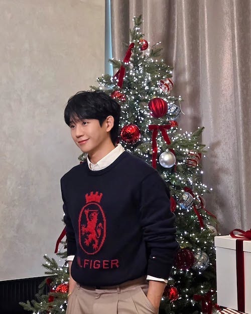 استایل کریسمسی جونگ هه‌این