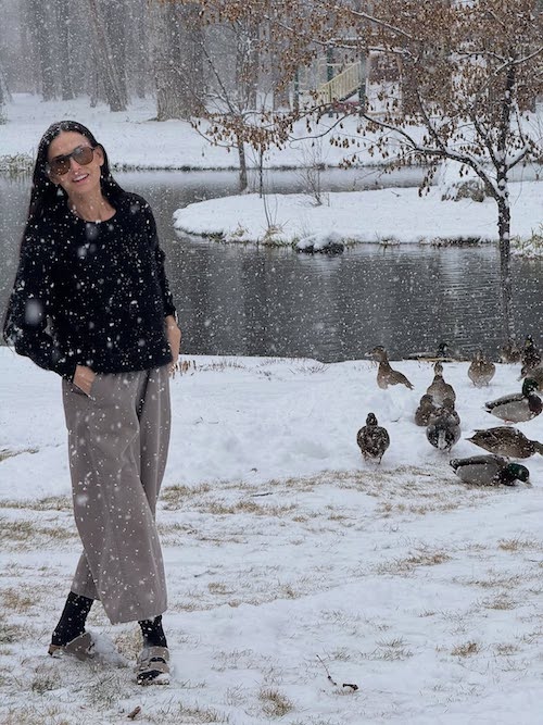 استایل ساده دمی مور