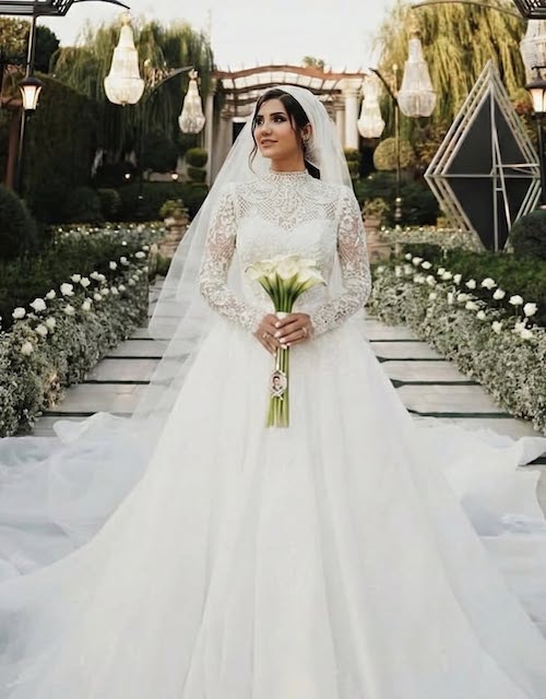 لباس عروس نیلوفر استخری