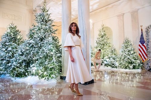 استایل‌های ملانیا ترامپ در کریسمس