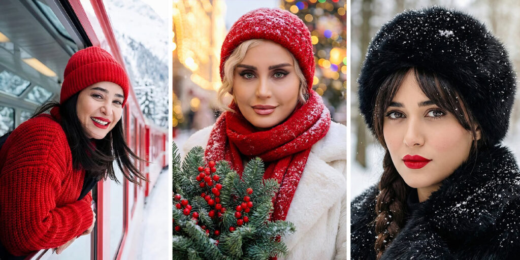 استایل برفبازی بازیگران ایرانی