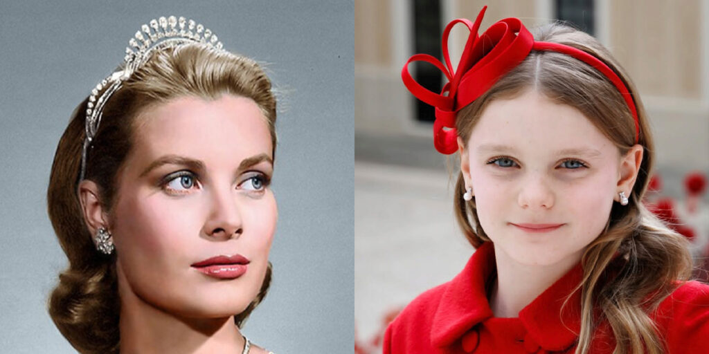 دختر شارلین پایش را جای پای گریس کلی می‌گذارد! زیباترین مادربزرگ و نوه سلطنتی