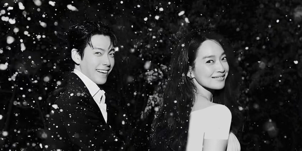 عکس‌هایی جدید از مراسم عروسی شین مین‌آ و کیم ووبین؛ لباس عروس پرنسسی او را ببینید