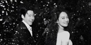 عکس‌هایی جدید از مراسم عروسی شین مین‌آ و کیم ووبین؛ لباس عروس پرنسسی او را ببینید