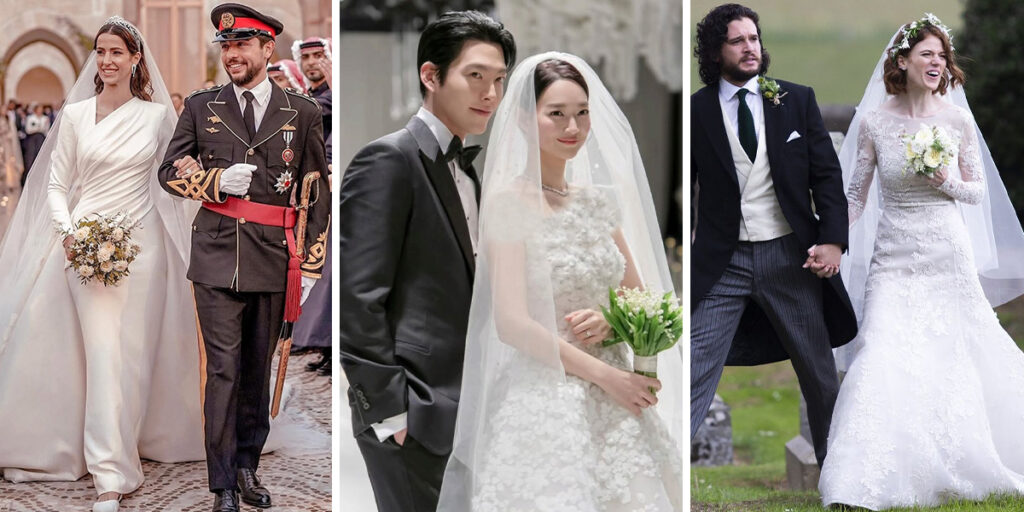 از شین مین‌آ تا ملکه آینده اردن، زنانی که لباس‌های «الی صعب» را در روز عروسی پوشیدند