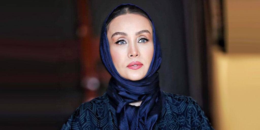 حدیث فولادوند با لباس عروس جلوی دوربین آمد؛ واقعا شبیه فرشته‌ها شده!