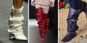 بوت‌های اسلوچی و چین‌خورده؛ انتخابی متفاوت و شیک برای روزهای سرد