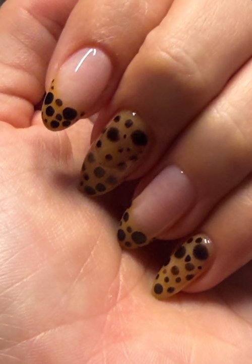 طرح ناخن پلنگی هیلی بیبر